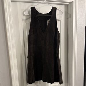 Free People 100% Cow Suede Dress